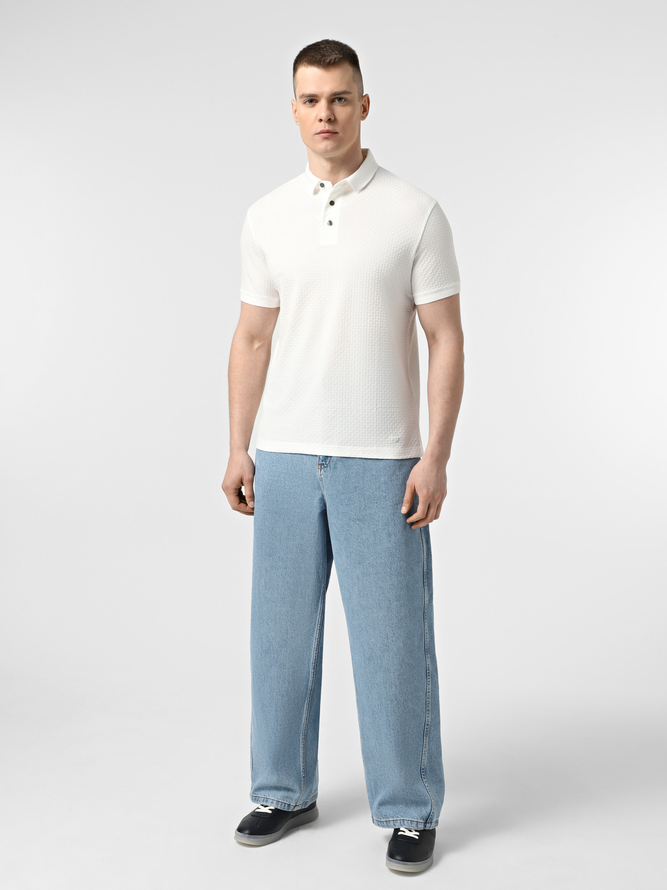 Поло Emporio Armani модель EM001295-AF10762-F0086 Фото