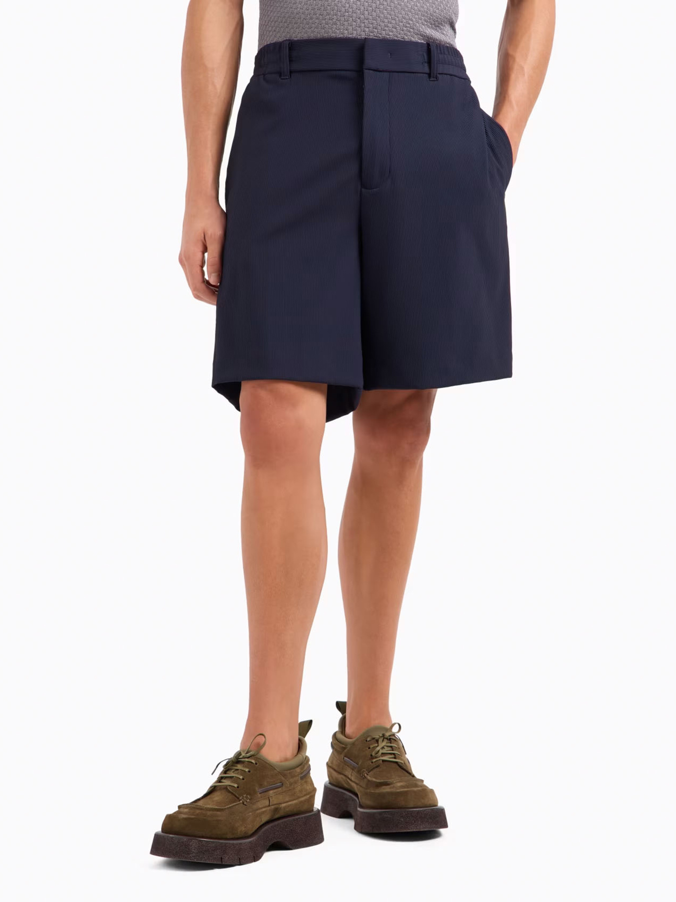 Повсякденні шорти Emporio Armani модель EM001507-AF14076-UB118 Повсякденні шорти Emporio Armani модель EM001507-AF14076-UB118 Фото