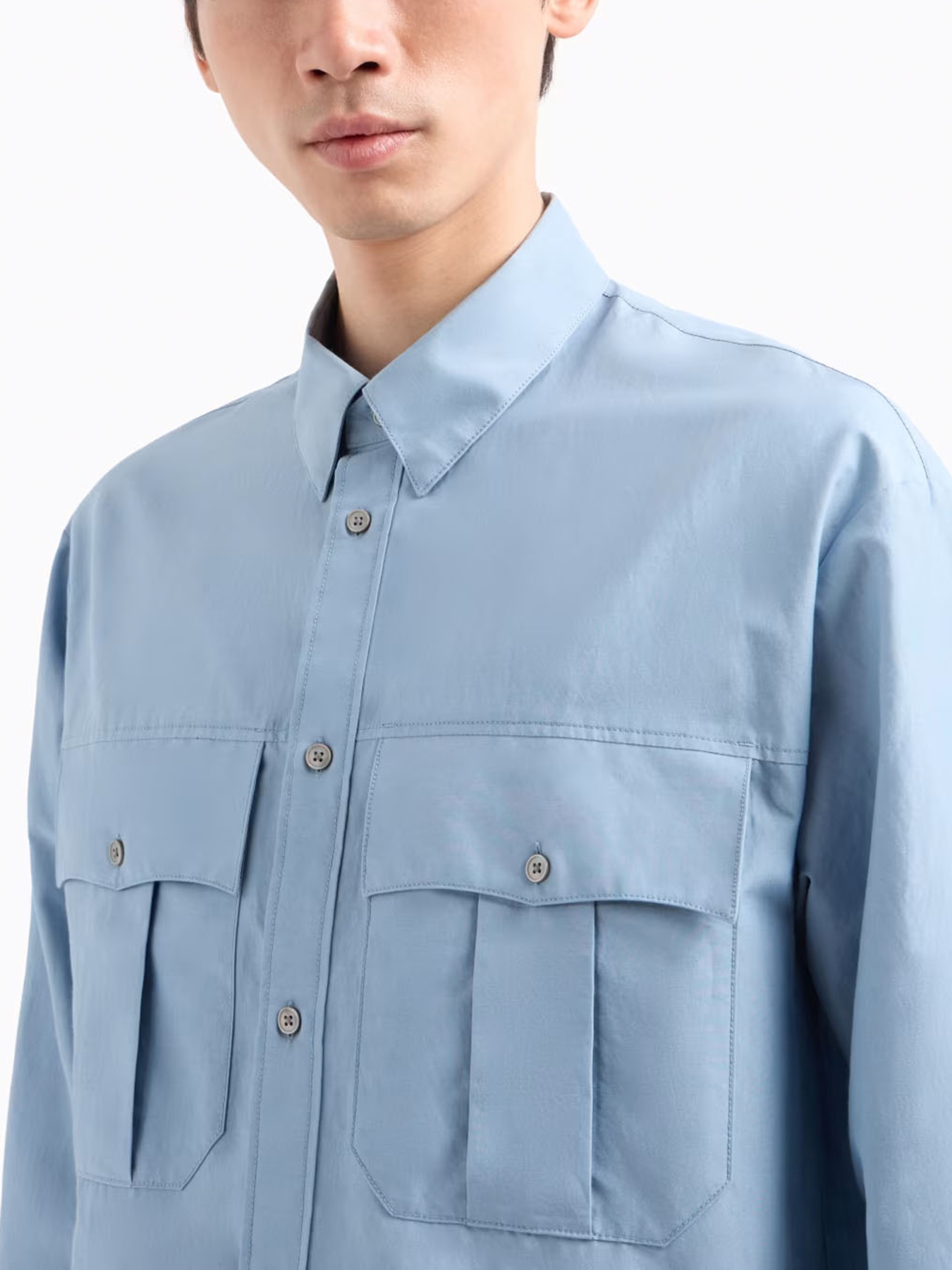 Рубашка повседневная Emporio Armani модель EM001530-AF14190-U9289 Фото