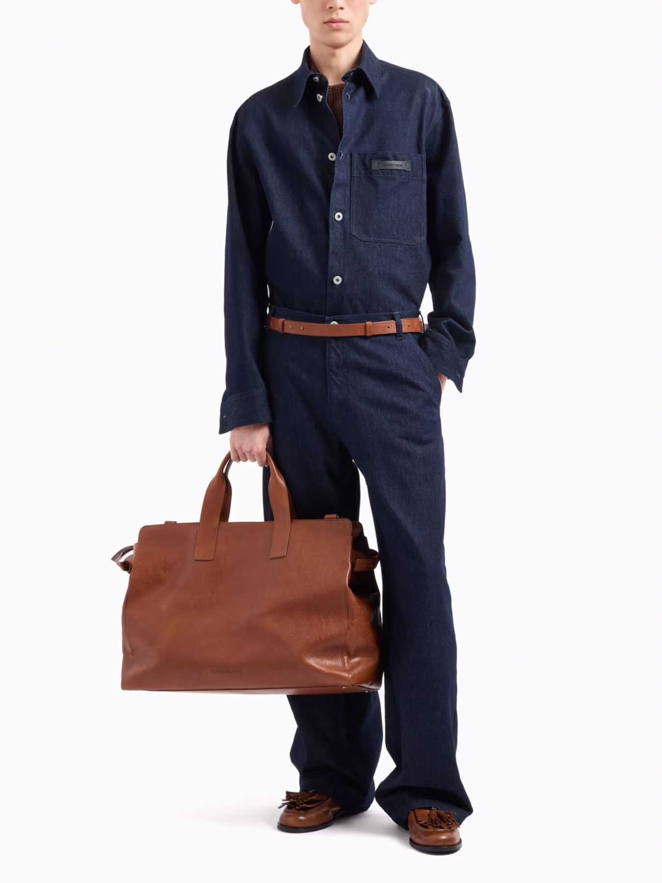 Джинсова куртка Emporio Armani модель EM001667-AF15210-MB001 Джинсова куртка Emporio Armani модель EM001667-AF15210-MB001 Фото