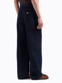 Широкие джинсы Emporio Armani модель EM001673-AF15210-MB001 Фото