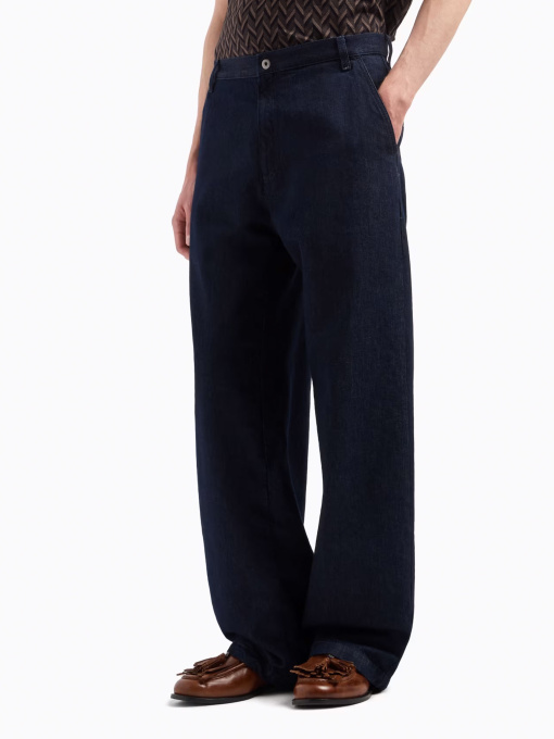 Широкі джинси Emporio Armani модель EM001673-AF15210-MB001 Фото