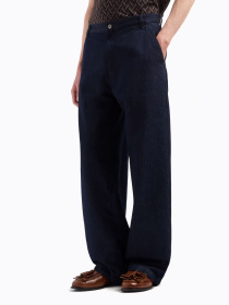 Широкі джинси Emporio Armani модель EM001673-AF15210-MB001 Фото