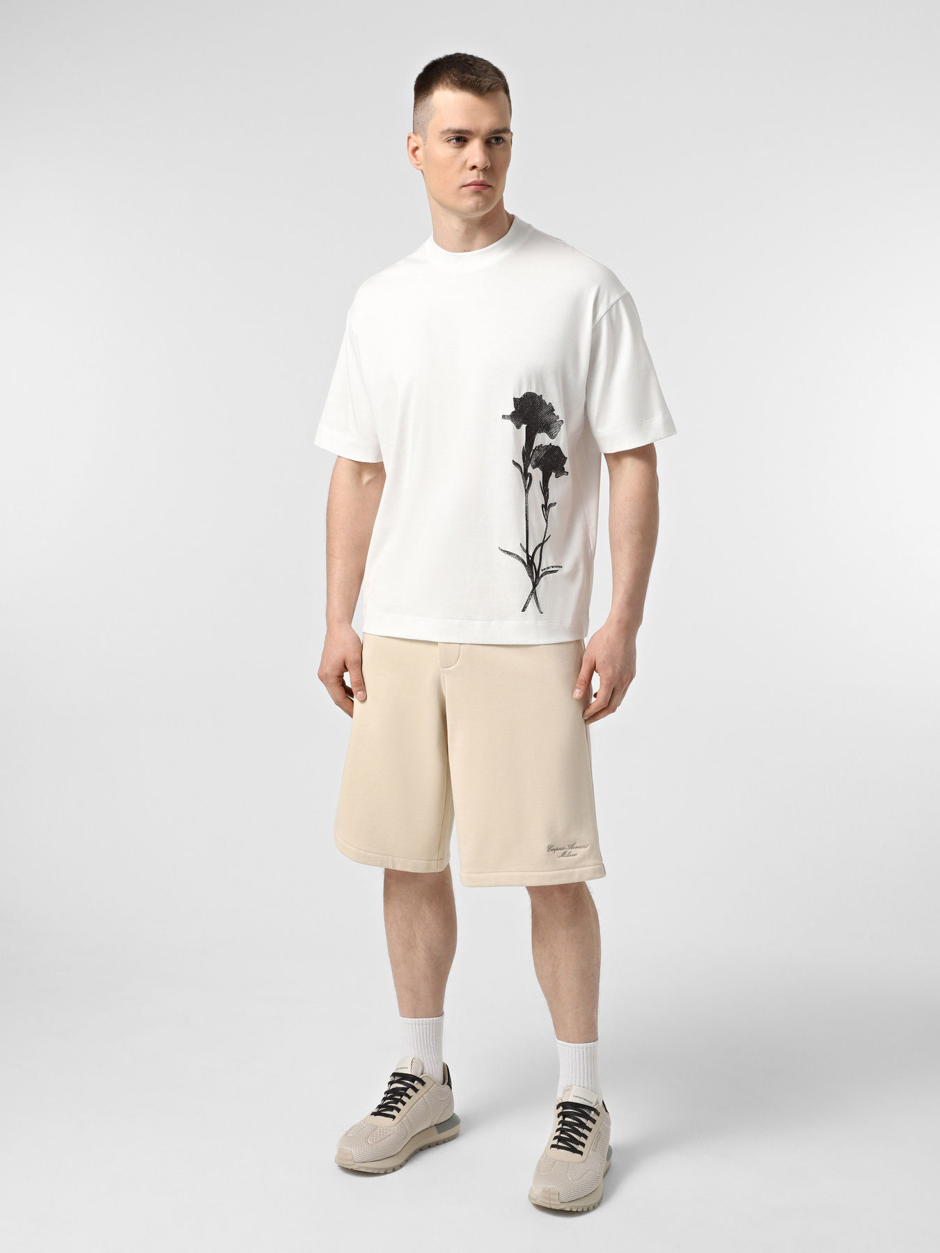 Повсякденні шорти Emporio Armani модель EM001691-AF13713-U1088 Повсякденні шорти Emporio Armani модель EM001691-AF13713-U1088 Фото