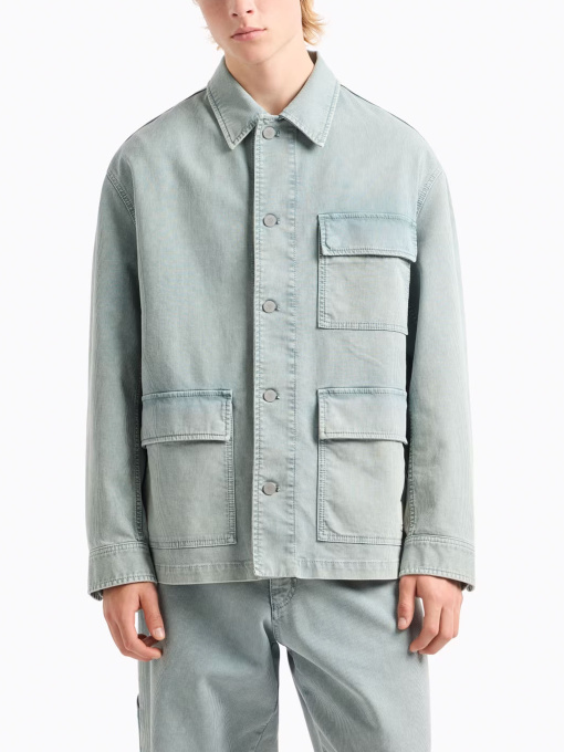 Джинсовая куртка Emporio Armani Sustainable модель EM001708-AF13908-U9170 Фото