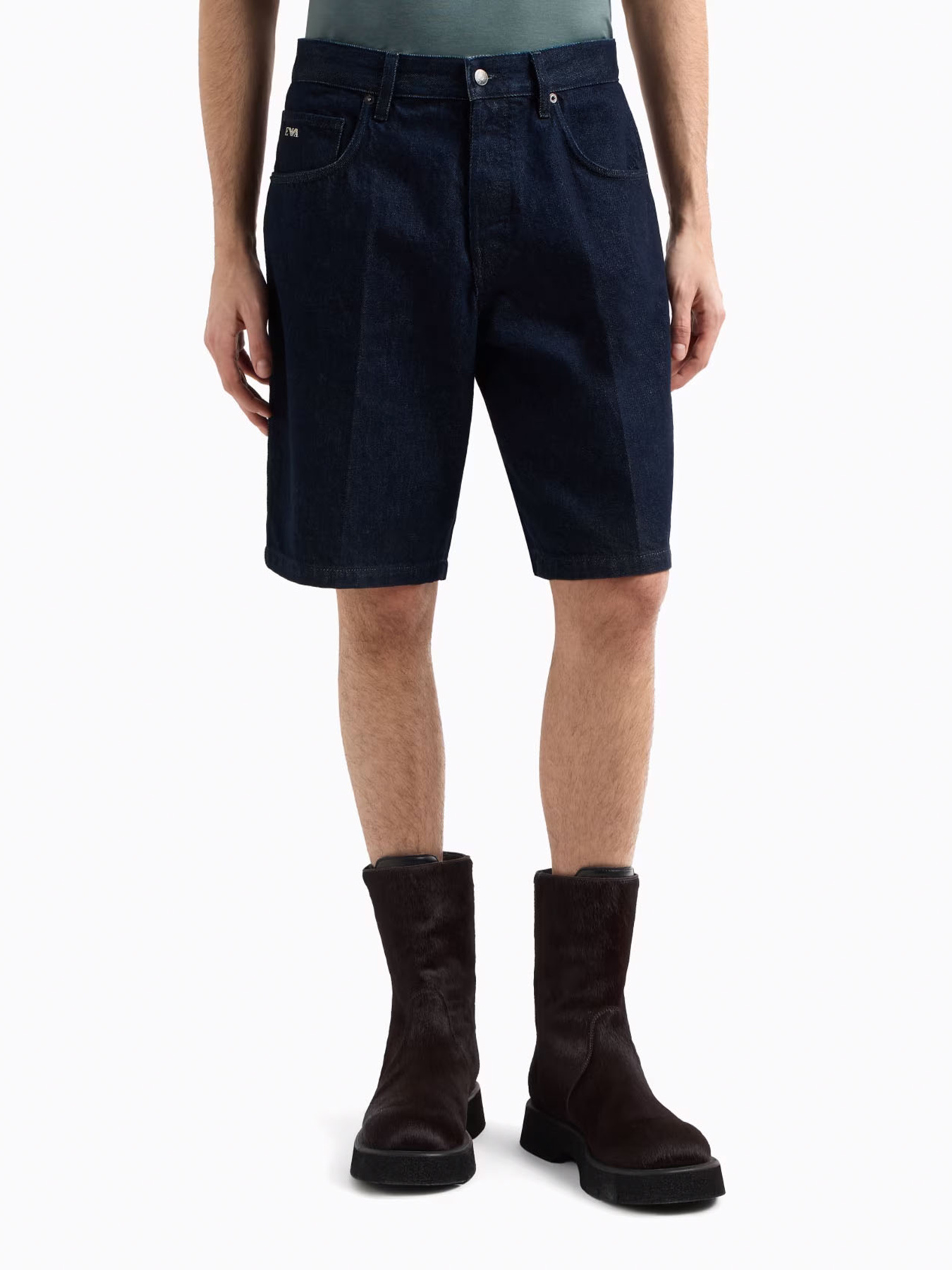 Джинсові шорти Emporio Armani модель EM001723-AF13269-MB001 Фото