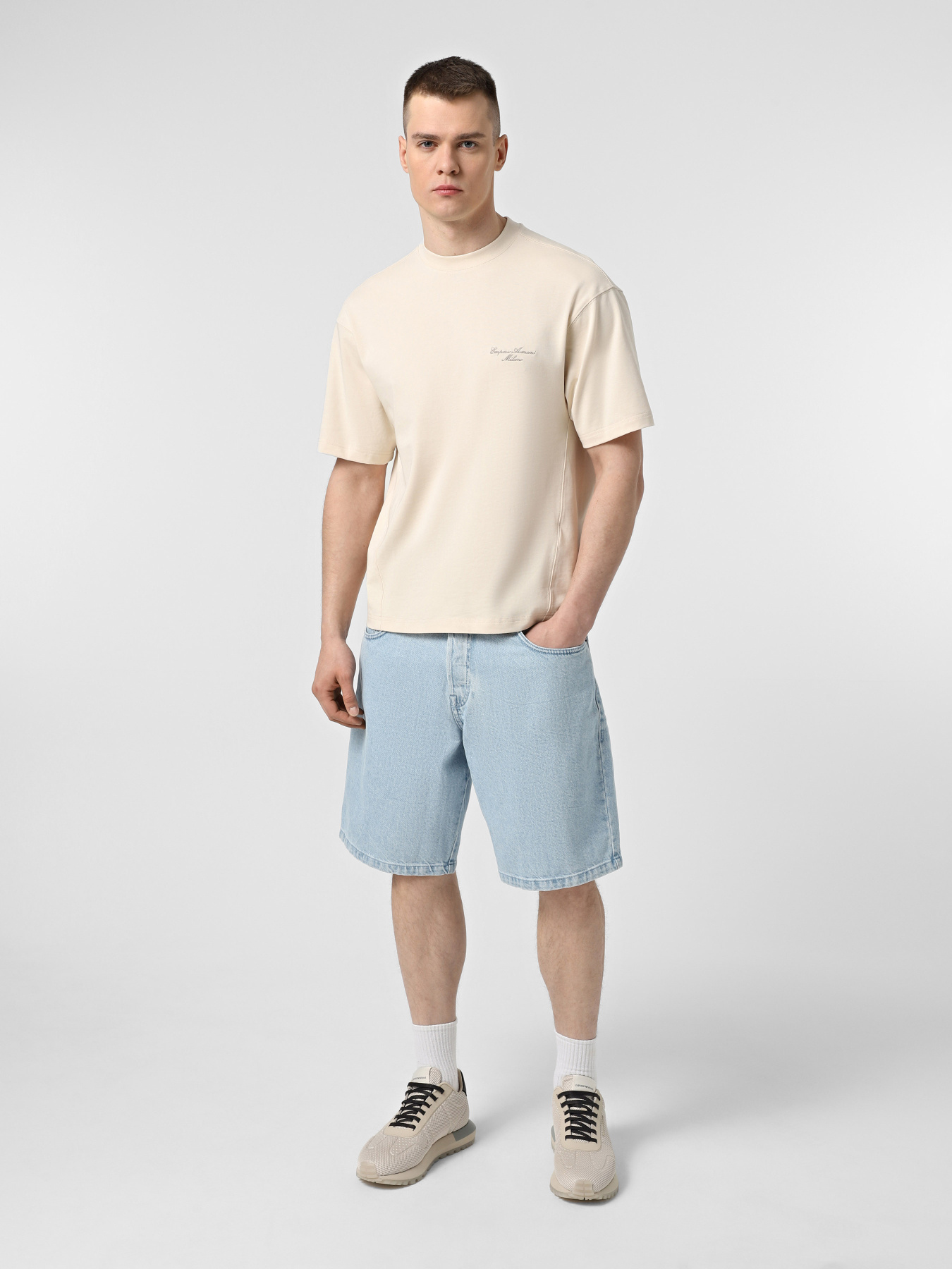 Шорты джинсовые Emporio Armani модель EM001723-AF13269-MB003 Фото