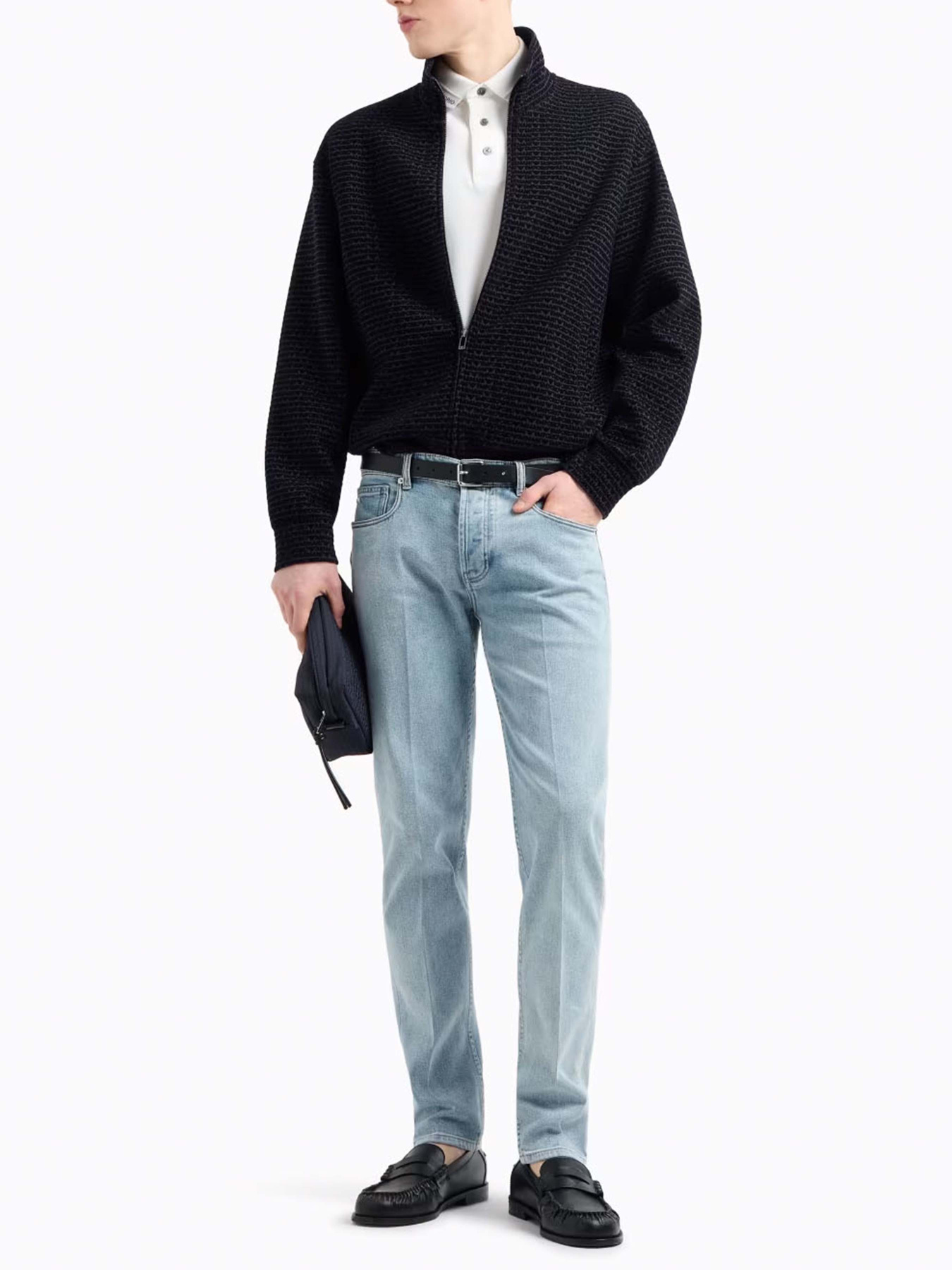 Зауженные джинсы Emporio Armani модель EM000668-AF13429-MB003 Фото