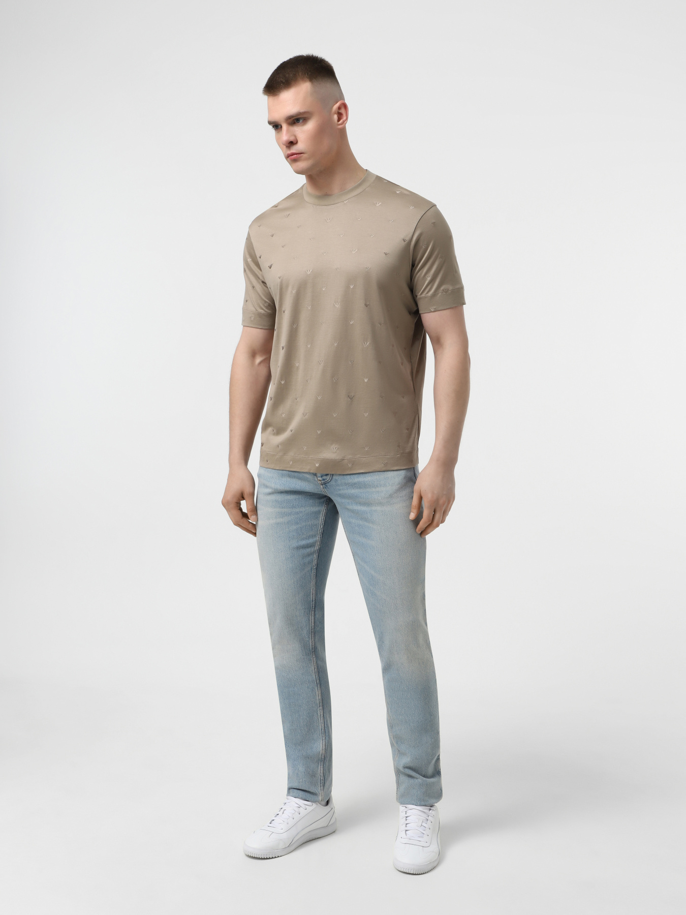 Зауженные джинсы Emporio Armani модель EM000668-AF15099-MB002 Фото