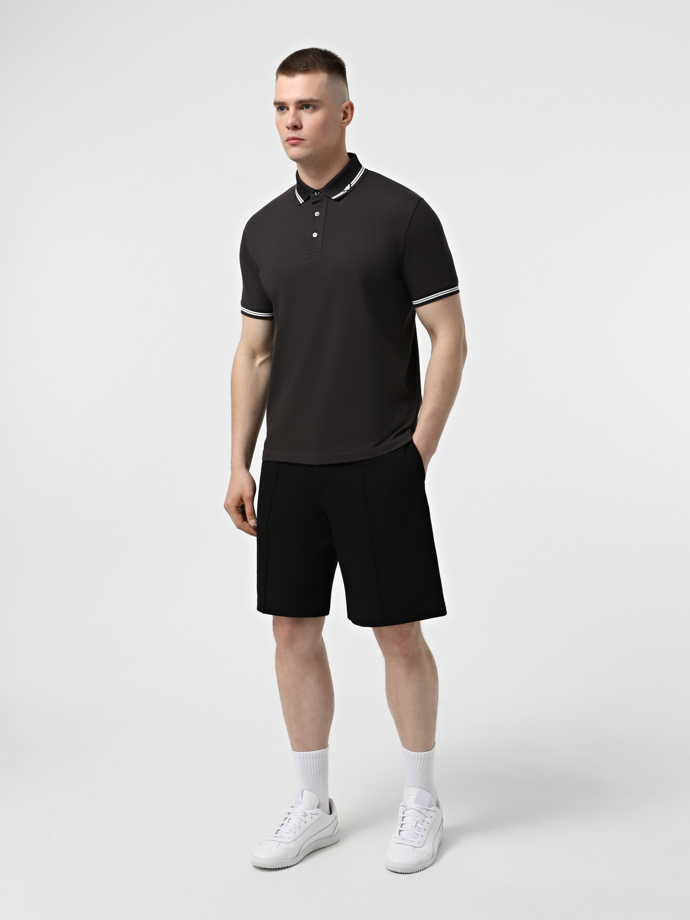 Поло Emporio Armani модель EM000852-AF12955-F8081 Фото