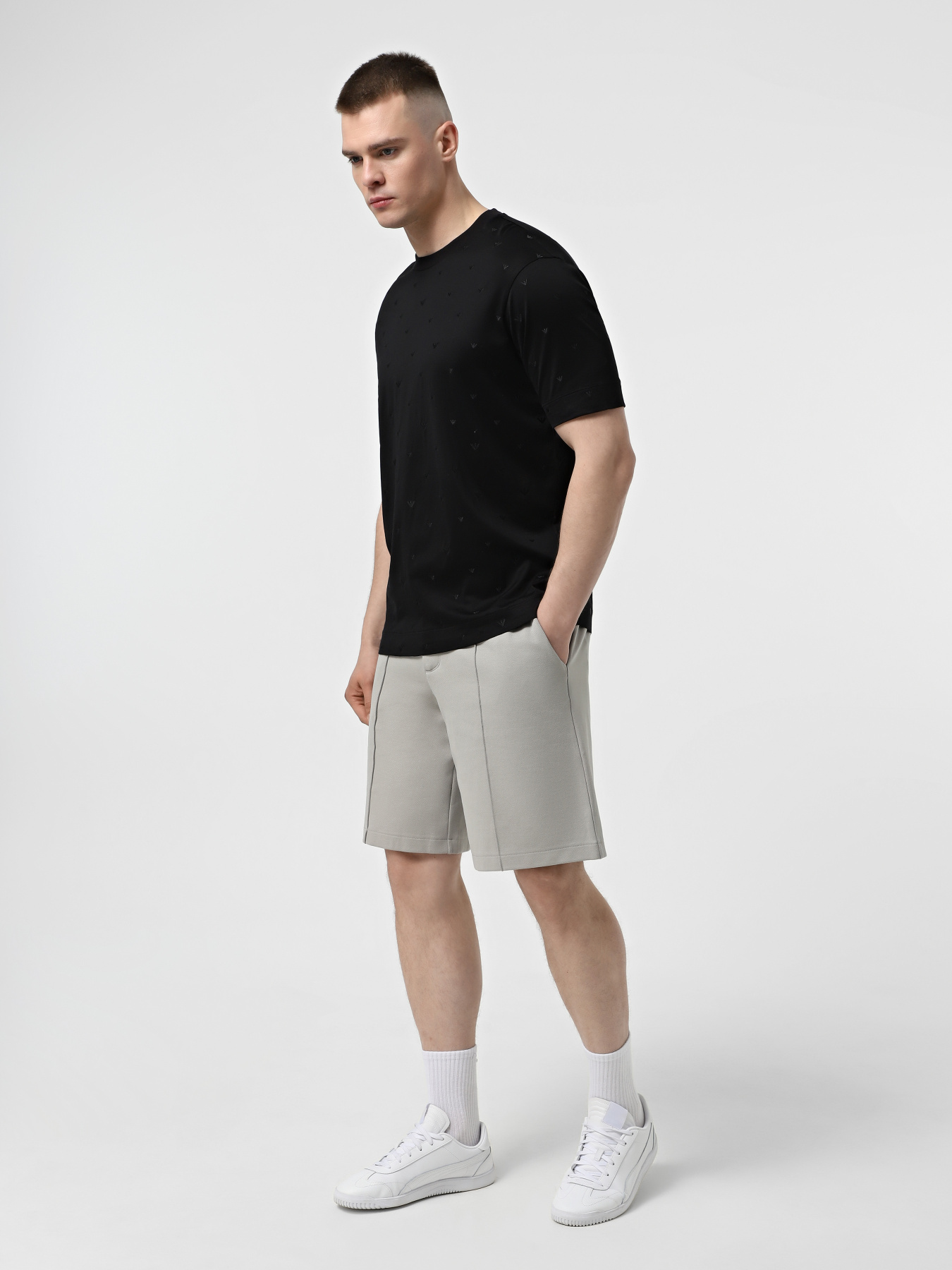 Повсякденні шорти Emporio Armani модель EM001112-AF13488-U8033 Фото