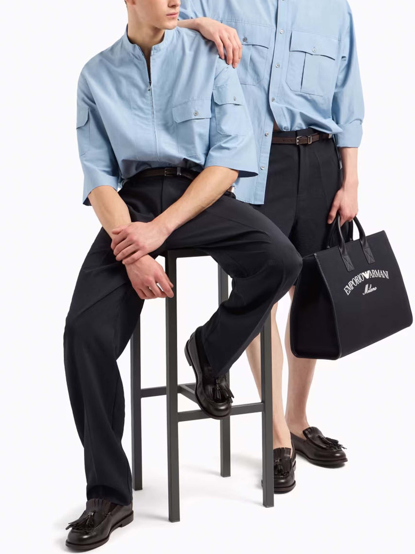 Повсякденні штани Emporio Armani модель EM001145-AF13674-UB118 Фото