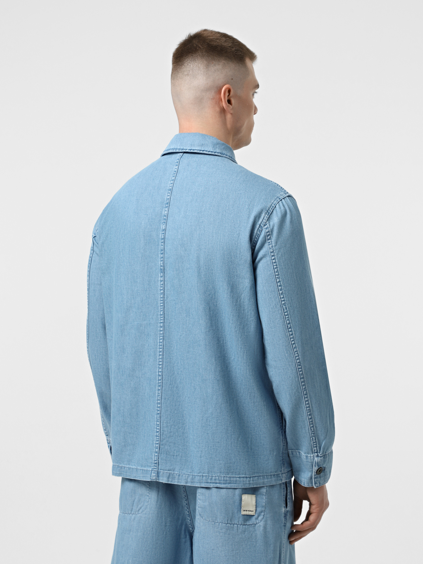 Джинсовая куртка Emporio Armani Sustainable модель EM001709-AF13910-MB003 Фото