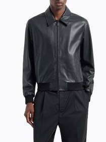 Куртка кожаная Emporio Armani модель EM001889-AF15420-UC001 Фото