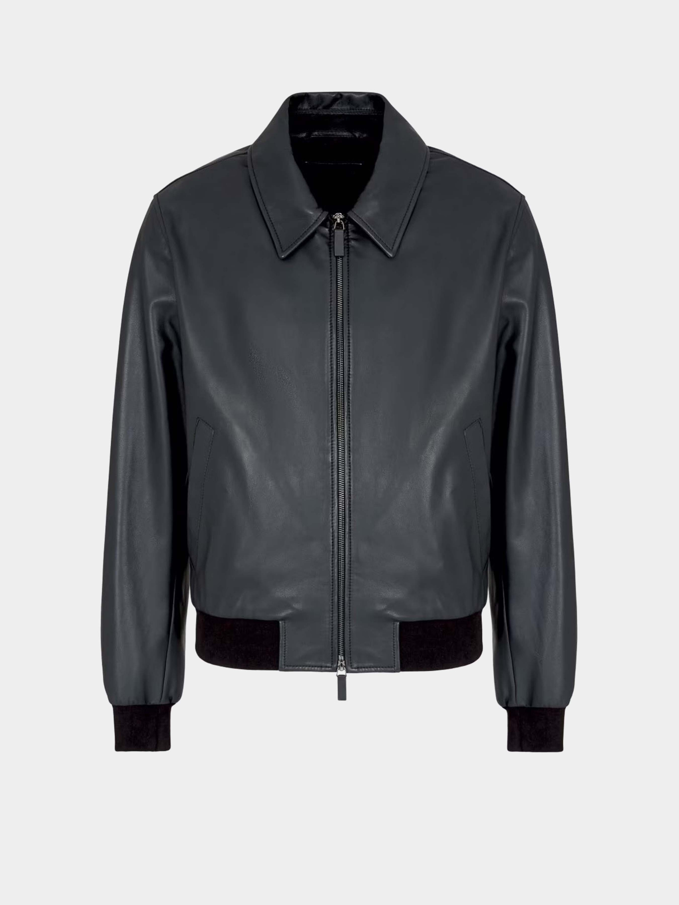 Шкіряна куртка Emporio Armani модель EM001889-AF15420-UC001 Фото