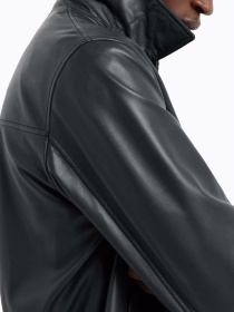 Шкіряна куртка Emporio Armani модель EM001889-AF15420-UC001 Фото