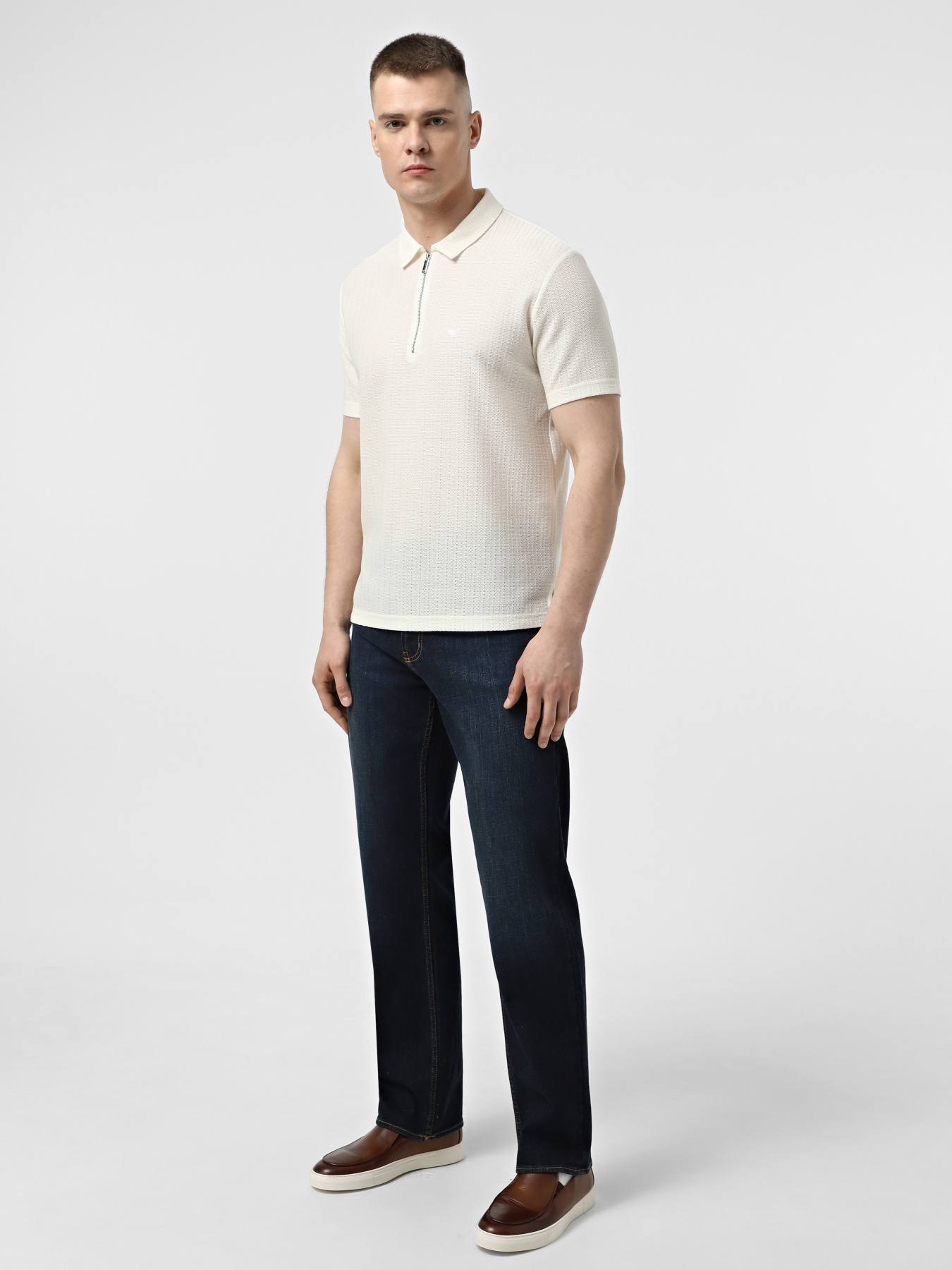 Поло Emporio Armani модель EM001905-AF15552-F0065 Фото