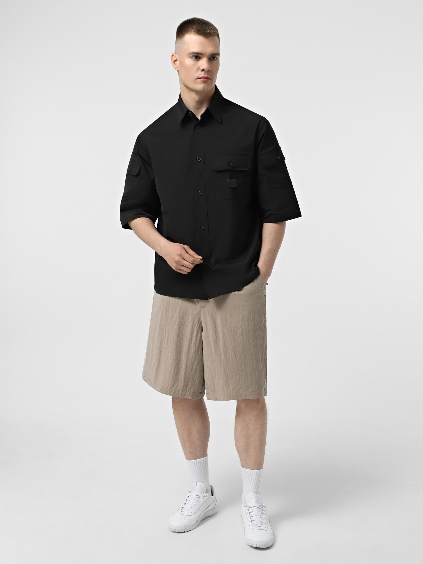 Повсякденні шорти Emporio Armani модель EM001987-TE14503-U6183 Фото