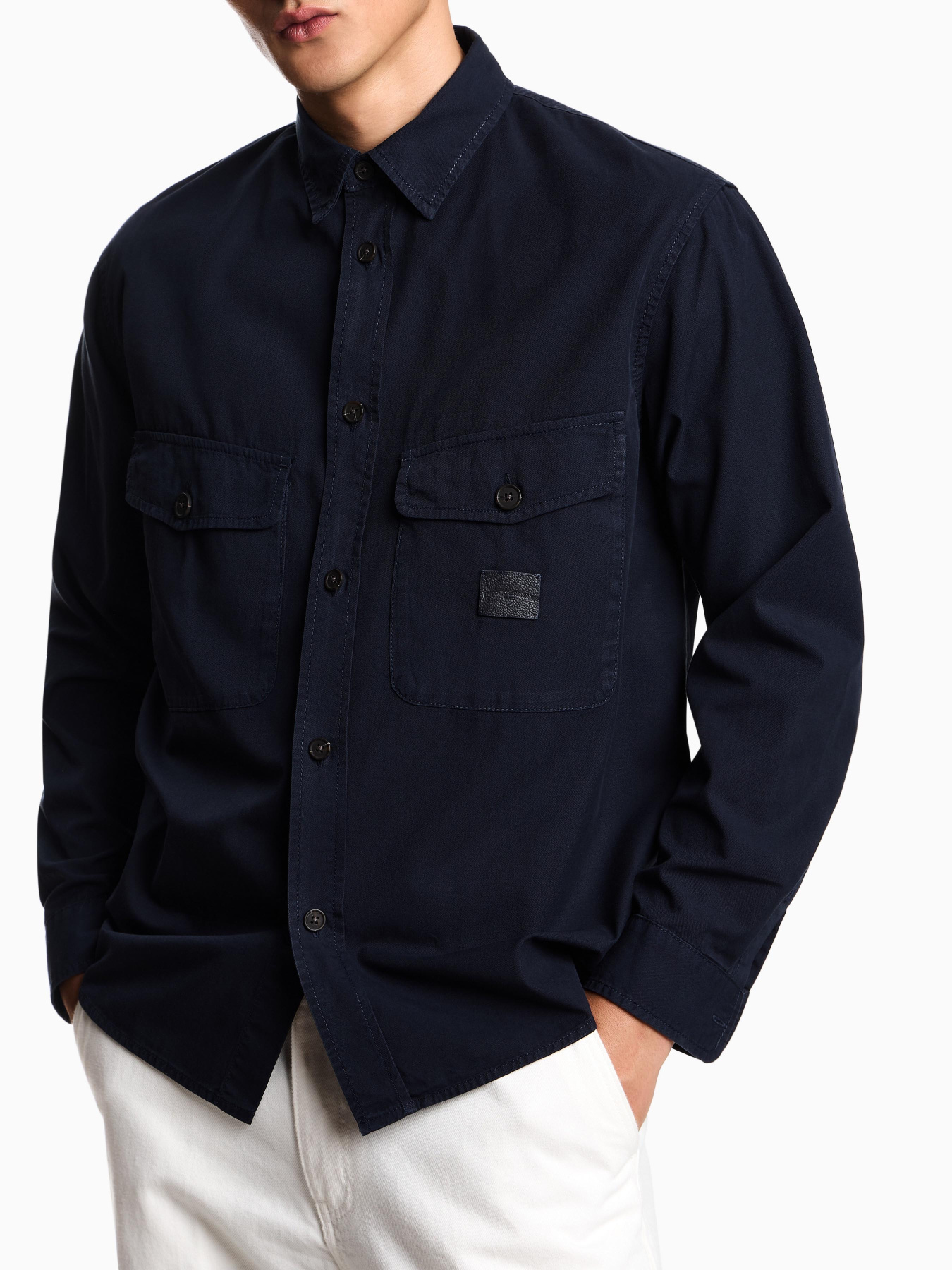 Рубашка повседневная Emporio Armani модель EM003304-AF18515-UB118 Фото