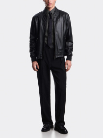 Куртка кожаная Emporio Armani модель EM003536-AF19275-UC001 Фото