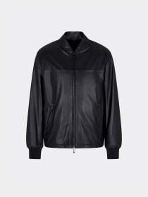 Куртка кожаная Emporio Armani модель EM003536-AF19275-UC001 Фото