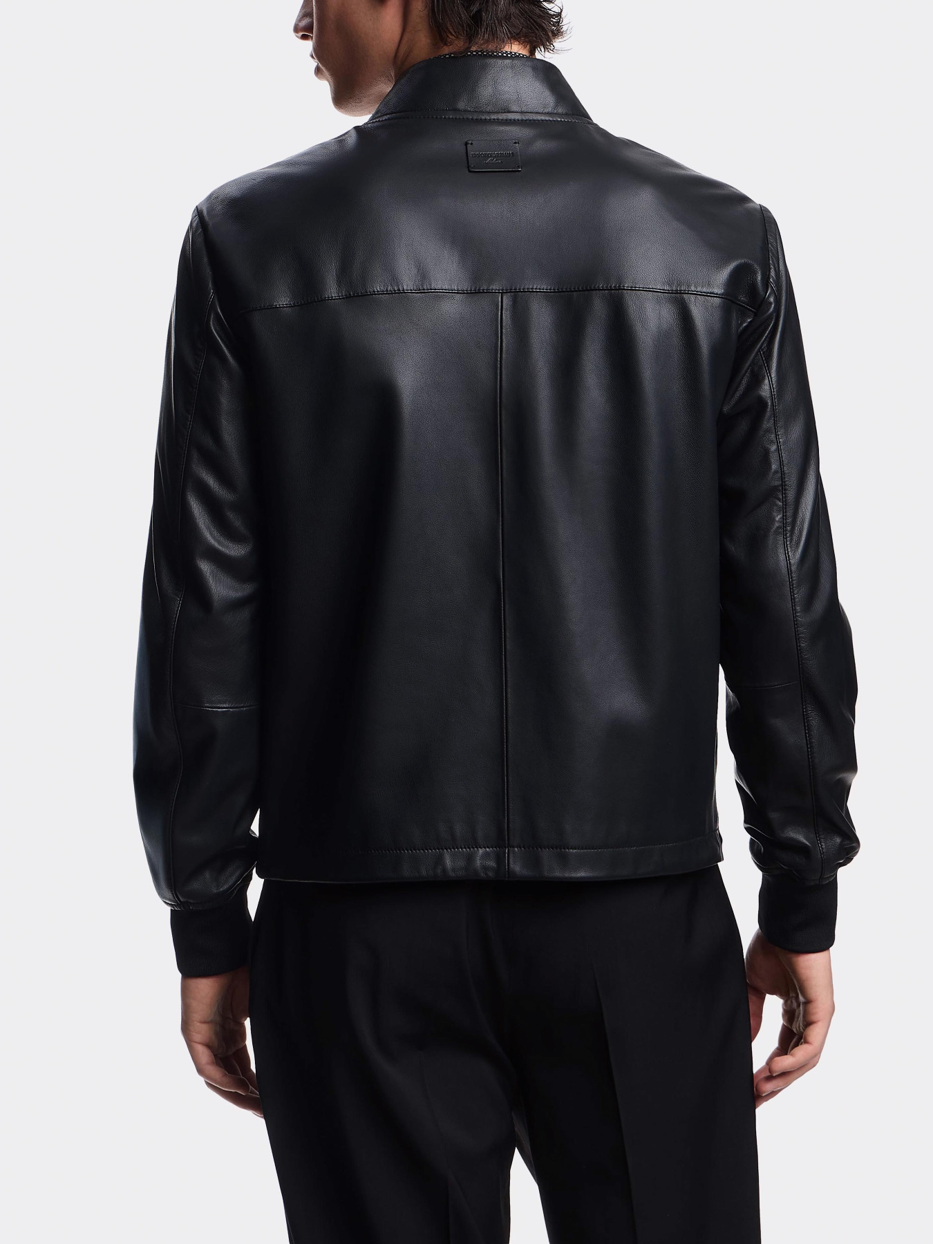 Шкіряна куртка Emporio Armani модель EM003536-AF19275-UC001 Фото