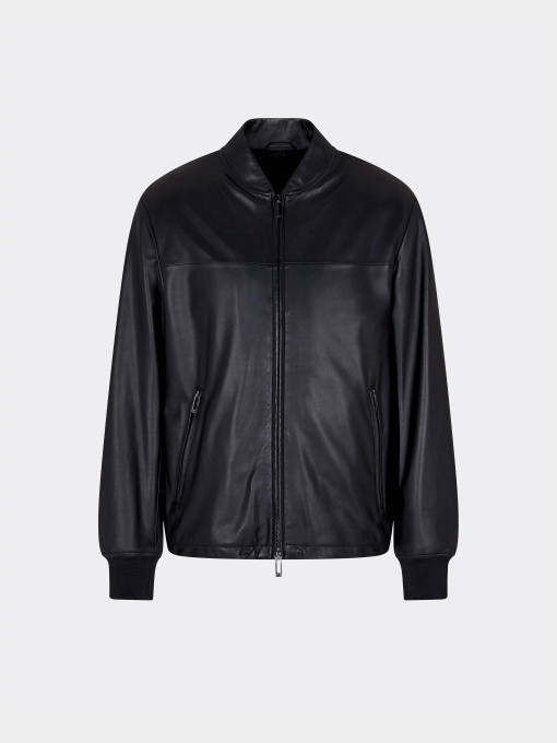 Кожаные куртки мужские Emporio Armani | INTERTOP | Купить кожаную