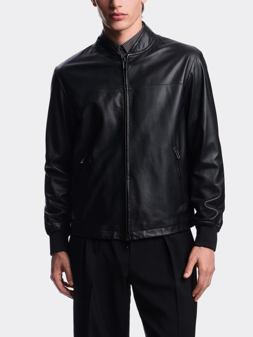 Шкіряна куртка Emporio Armani модель EM003536-AF19275-UC001 Фото