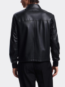 Шкіряна куртка Emporio Armani модель EM003536-AF19275-UC001 Фото