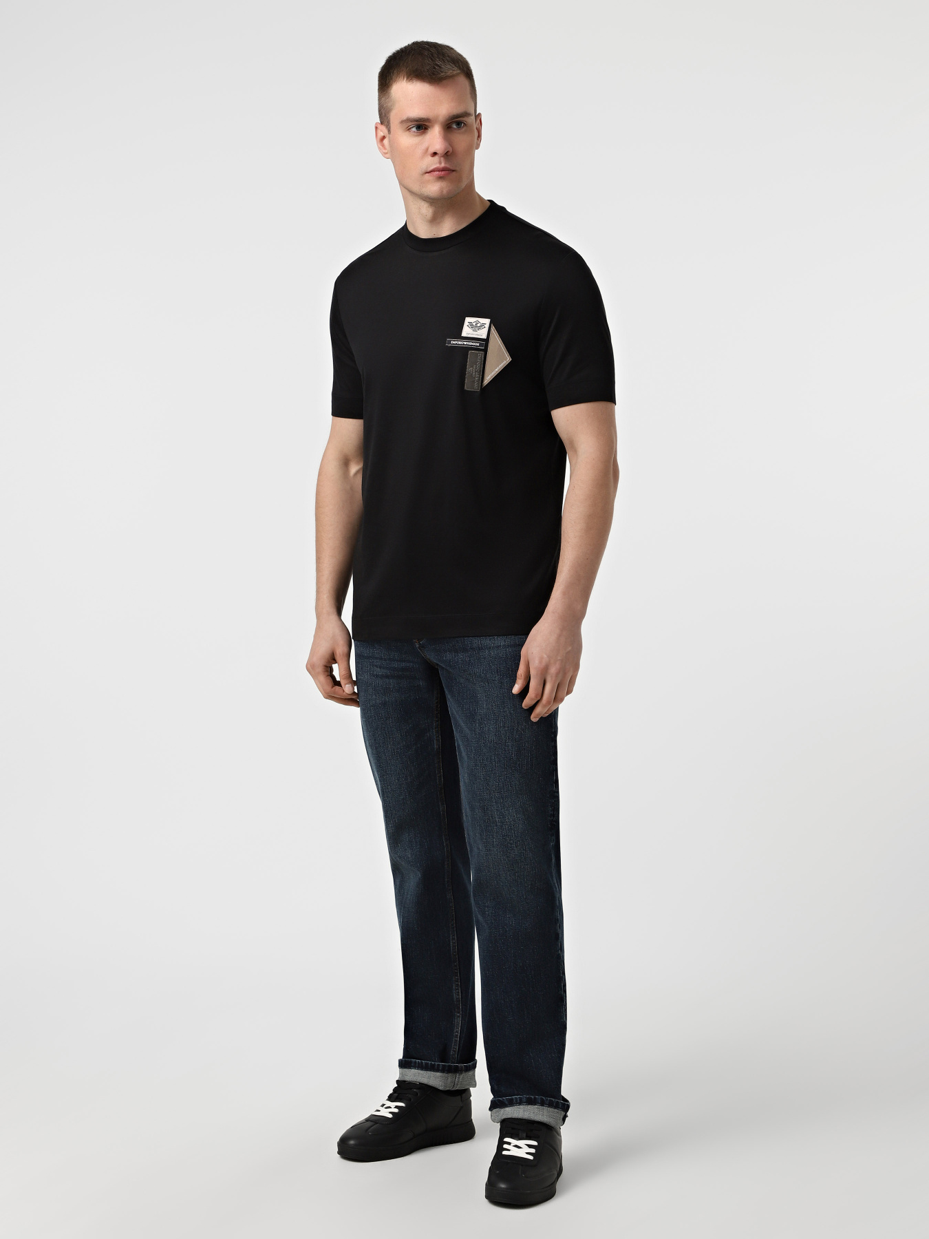 Прямі джинси Emporio Armani модель EM000763-AF17486-MB001 Фото