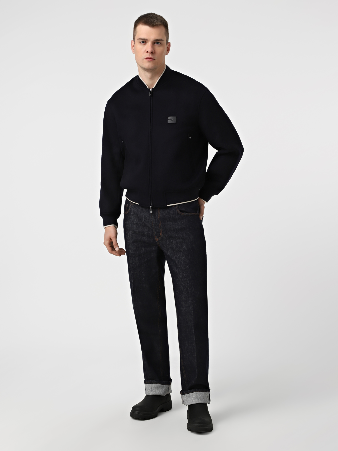 Прямі джинси Emporio Armani модель EM000763-AF17493-MB001 Фото