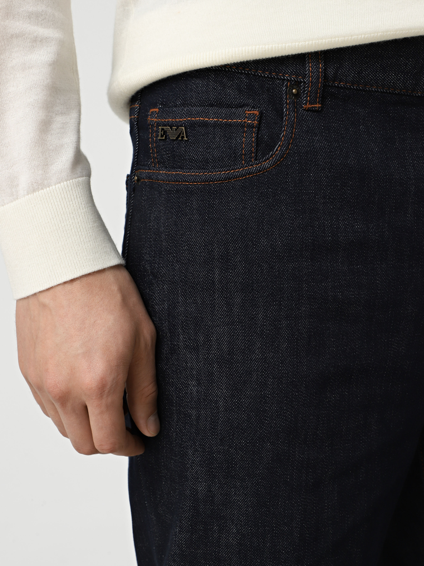 Прямі джинси Emporio Armani модель EM000763-AF17493-MB001 Фото