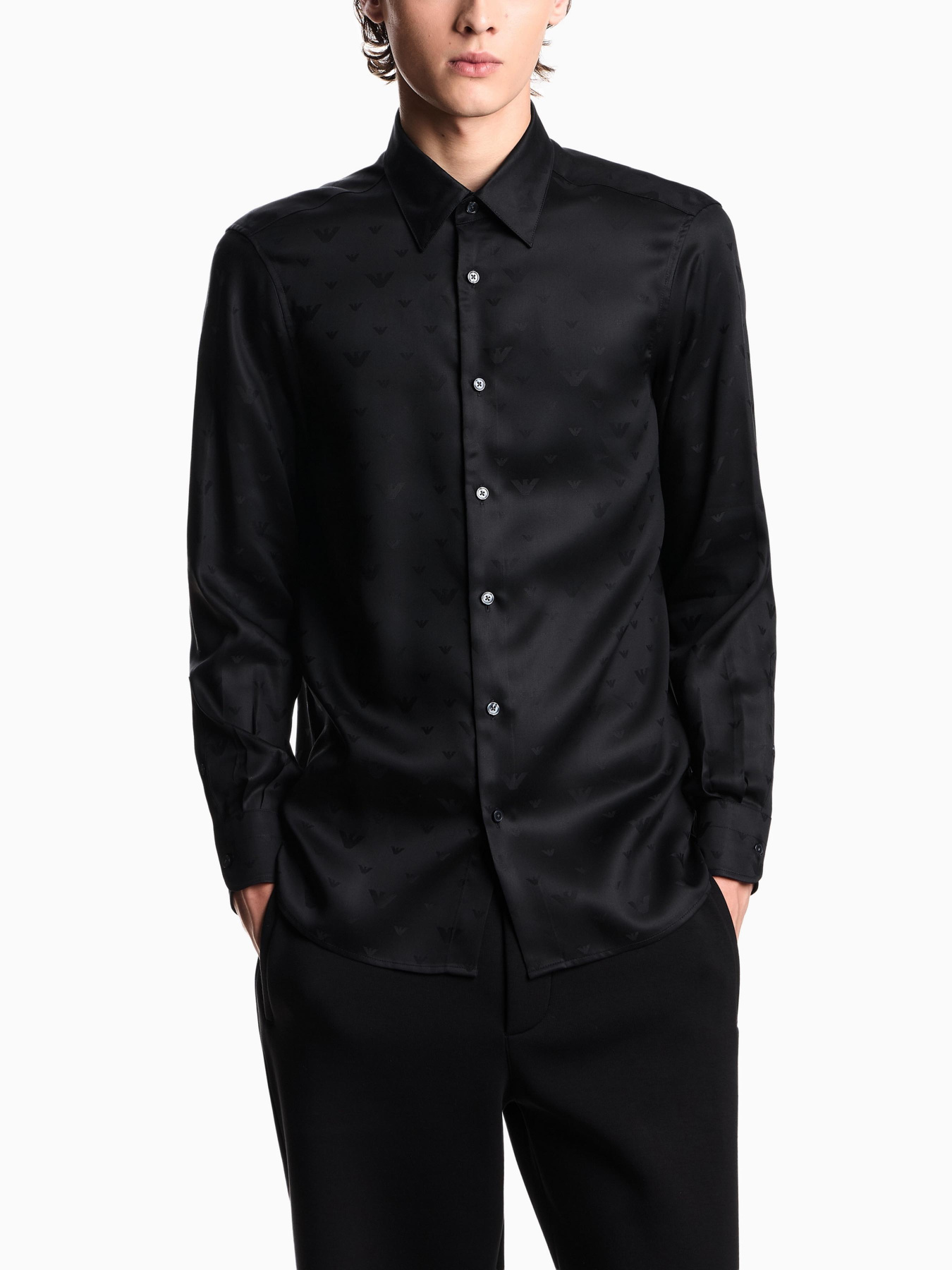 Сорочка повсякденна Emporio Armani модель EM001537-AF15074-FC218 Фото