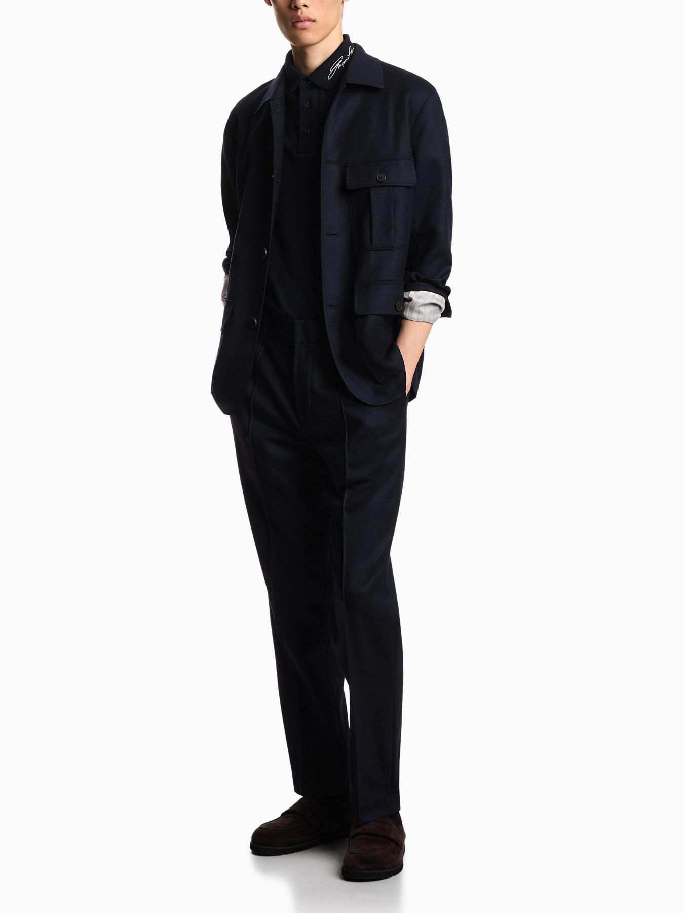 Поло Emporio Armani модель EM002999-AF12955-UB118 Фото