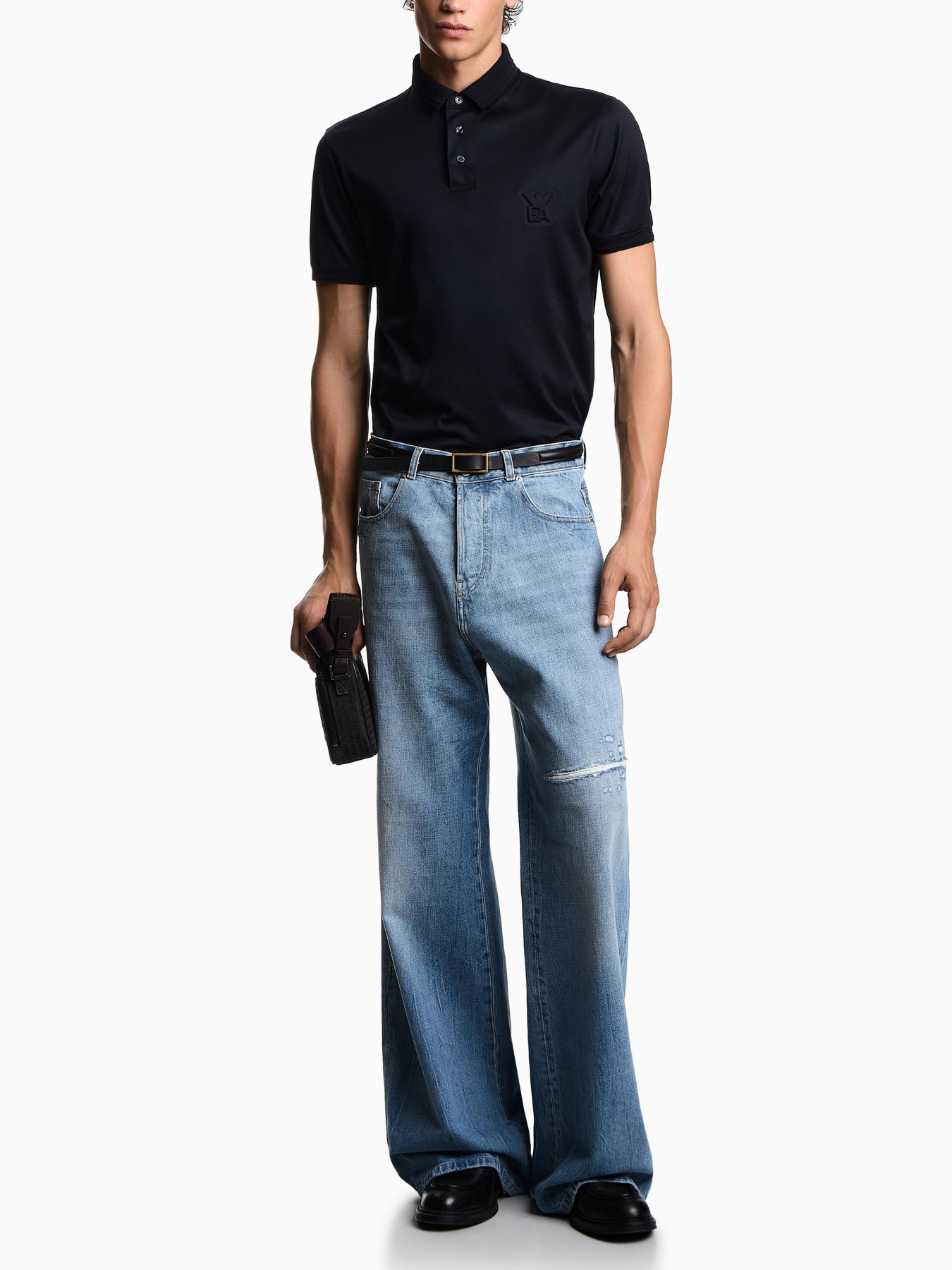 Поло Emporio Armani модель EM003002-AF10761-UB118 Фото