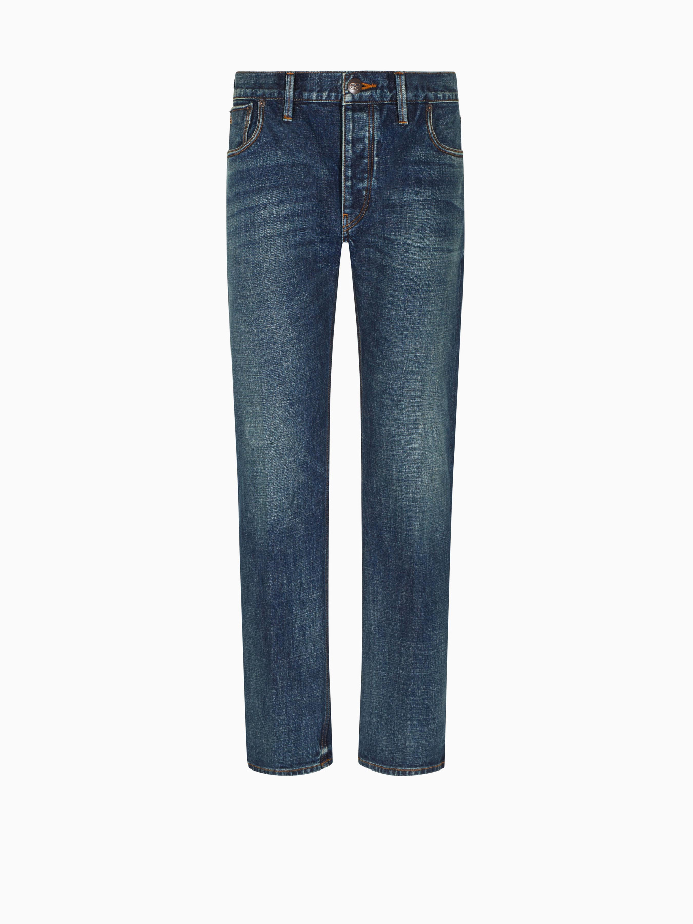 Прямые джинсы Emporio Armani модель EM003547-AF17483-MB001 Фото