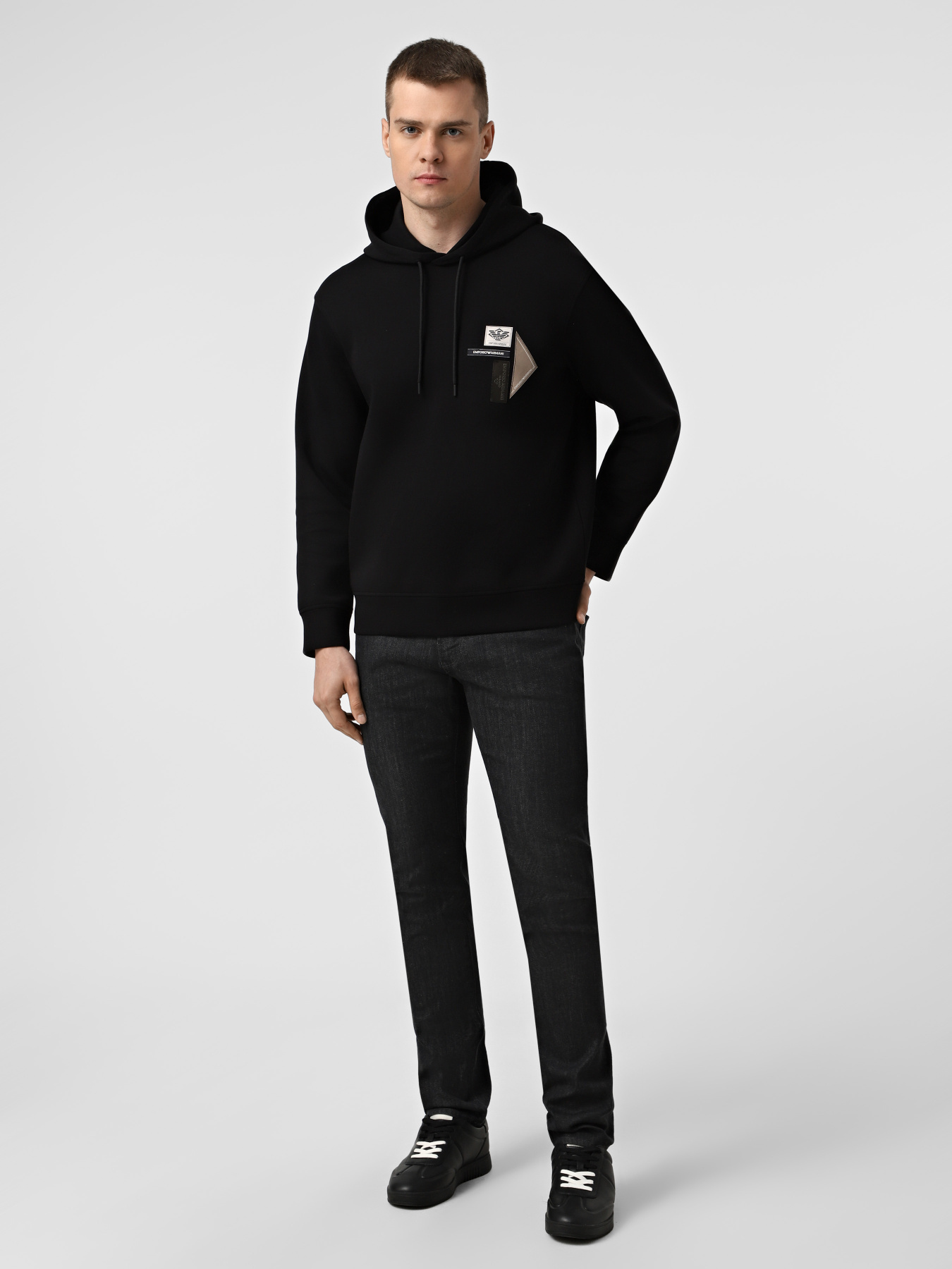 Худі Emporio Armani модель EM003587-AF10013-UC001 Худі Emporio Armani модель EM003587-AF10013-UC001 Фото