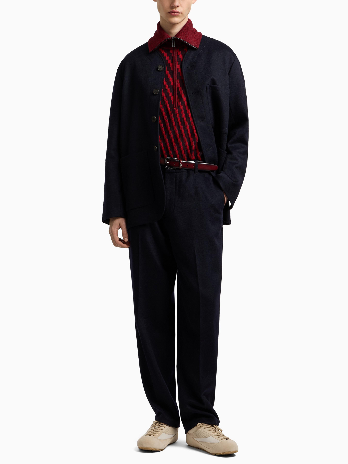 Брюки классические Emporio Armani модель EM001182-AF14740-UB118 Фото