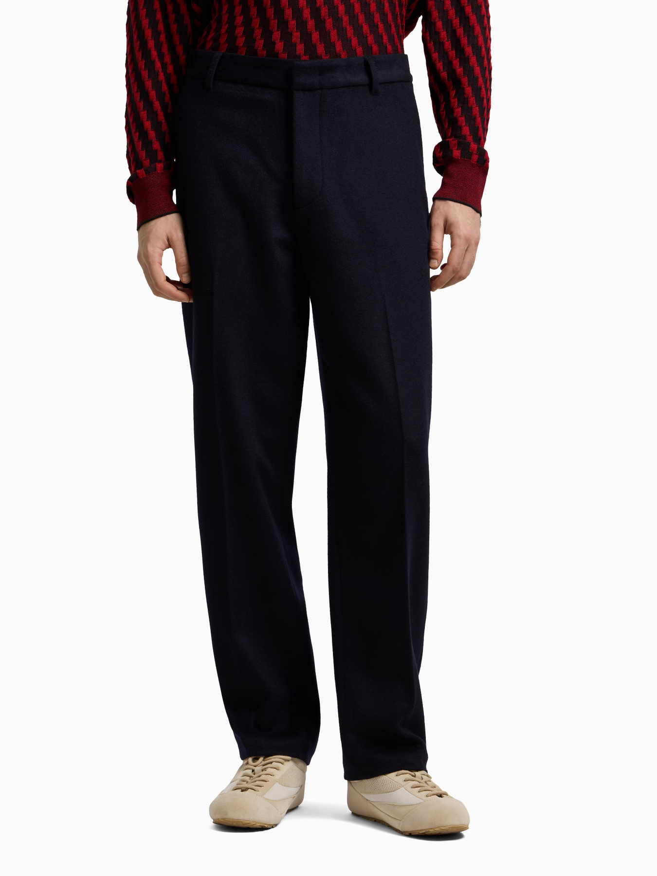 Классические штаны Emporio Armani модель EM001182-AF14740-UB118 Фото