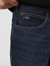 Прямые джинсы Emporio Armani модель EM001370-AF14296-MB002 Фото