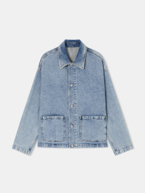 Джинсовая куртка Emporio Armani модель EM004722-AF23101-MB003 Джинсовая куртка Emporio Armani модель EM004722-AF23101-MB003 Фото