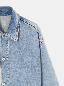 Джинсовая куртка Emporio Armani модель EM004722-AF23101-MB003 Джинсовая куртка Emporio Armani модель EM004722-AF23101-MB003 Фото