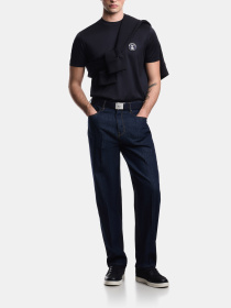 Прямые джинсы Emporio Armani модель EM000664-AF24873-MB001 Прямые джинсы Emporio Armani модель EM000664-AF24873-MB001 Фото