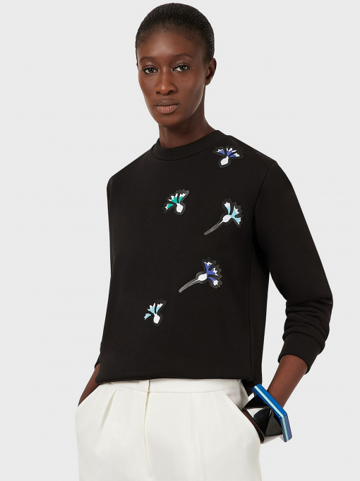 Свитшот Emporio Armani модель 6K2M6J-2JYPZ-0999 Фото