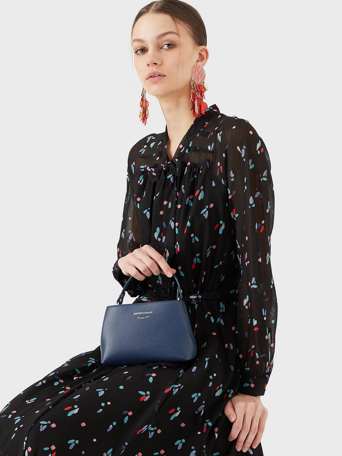 Платье макси Emporio Armani модель INA1LT-I9926-099 Фото