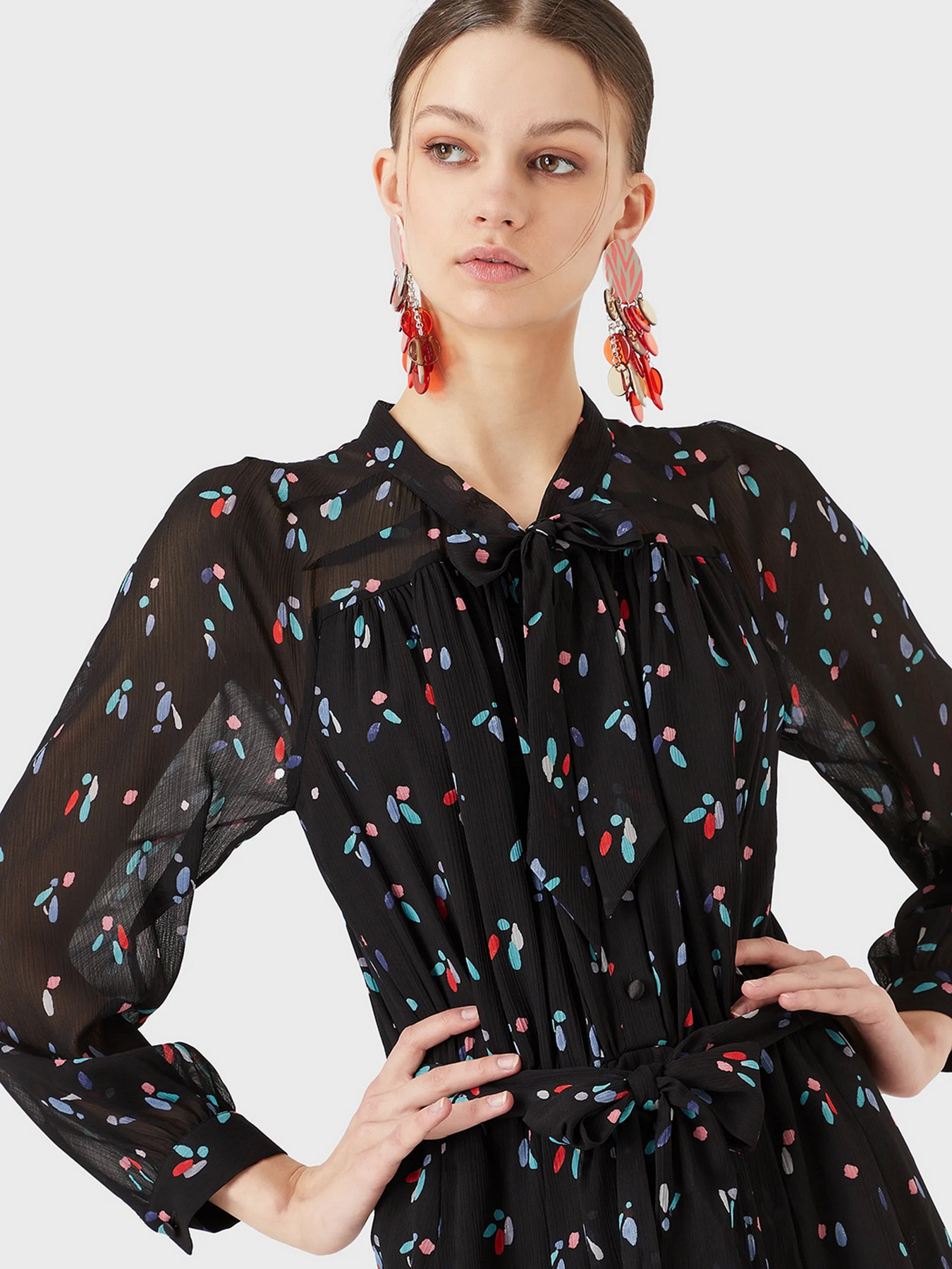 Платье макси Emporio Armani модель INA1LT-I9926-099 Фото