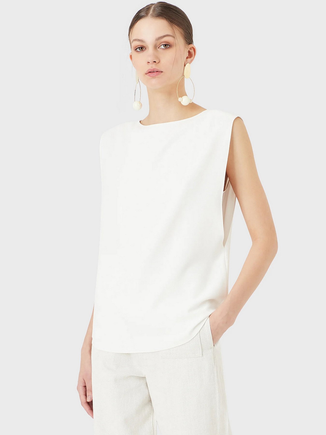 Майка Emporio Armani модель INK1FT-I9916-101 Фото