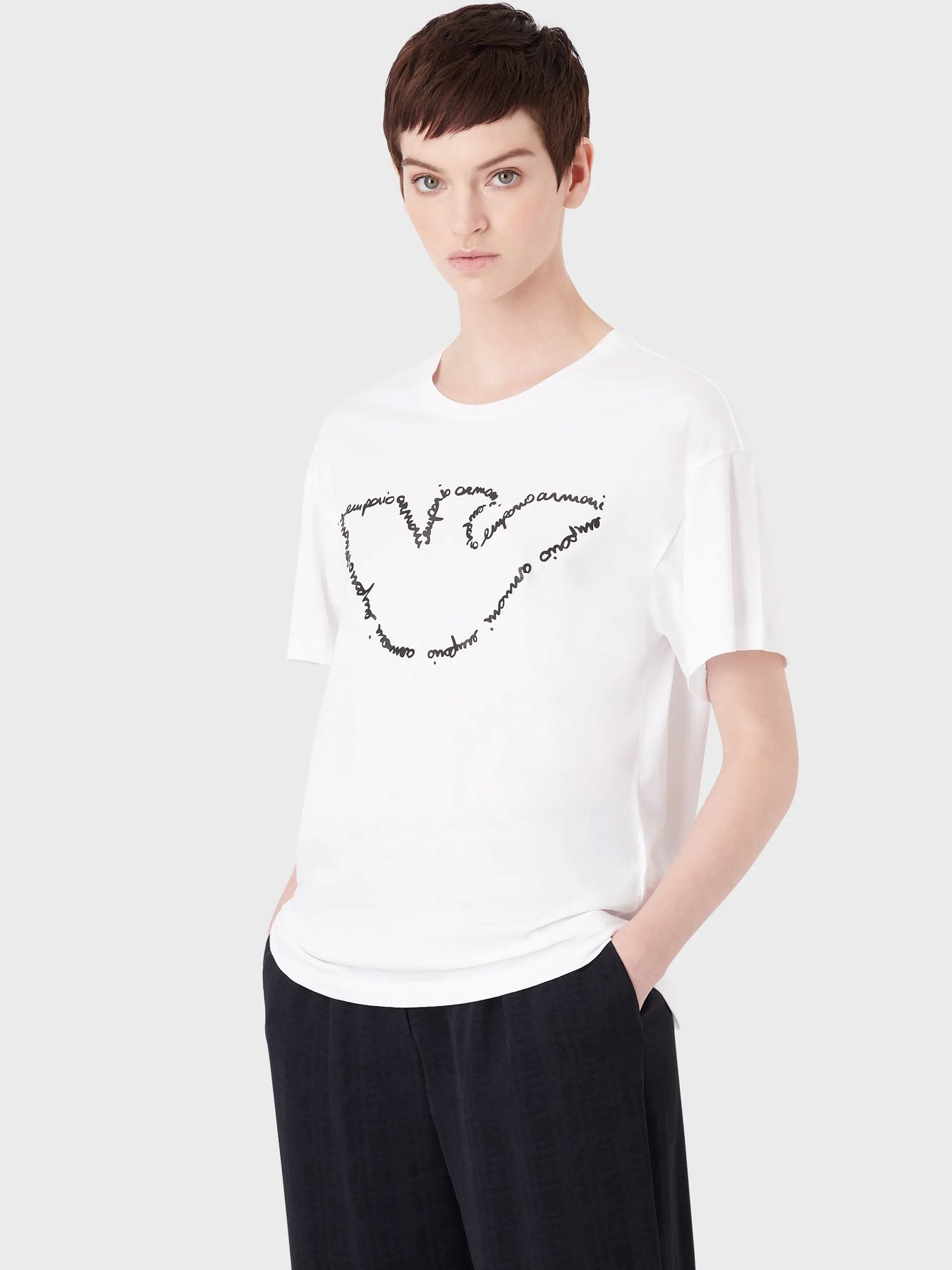 Футболка Emporio Armani модель 8N2T7A-2J53Z-0100 Фото