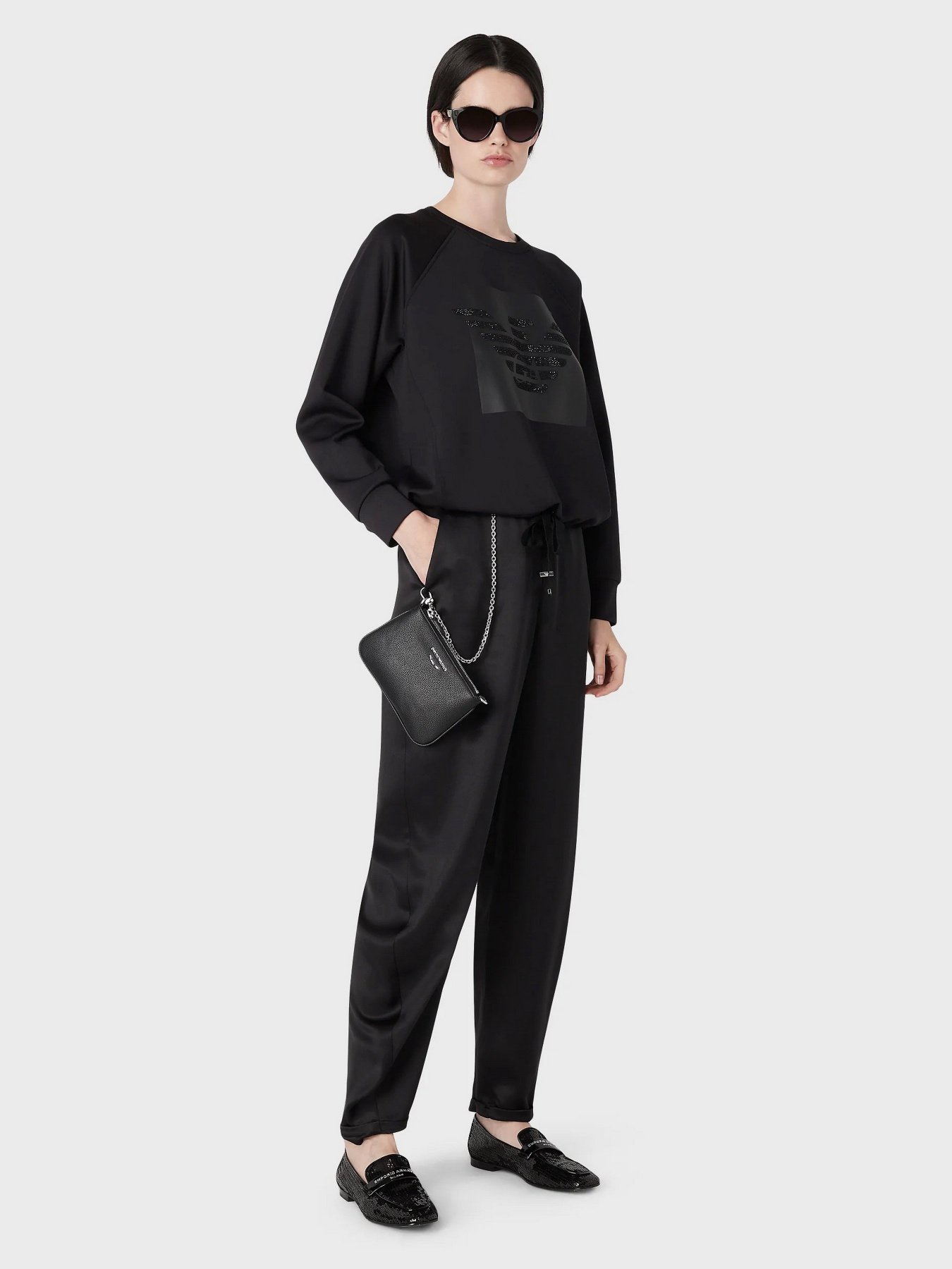 Свитшот Emporio Armani модель 3R2M7L-2JVLZ-0999 Фото