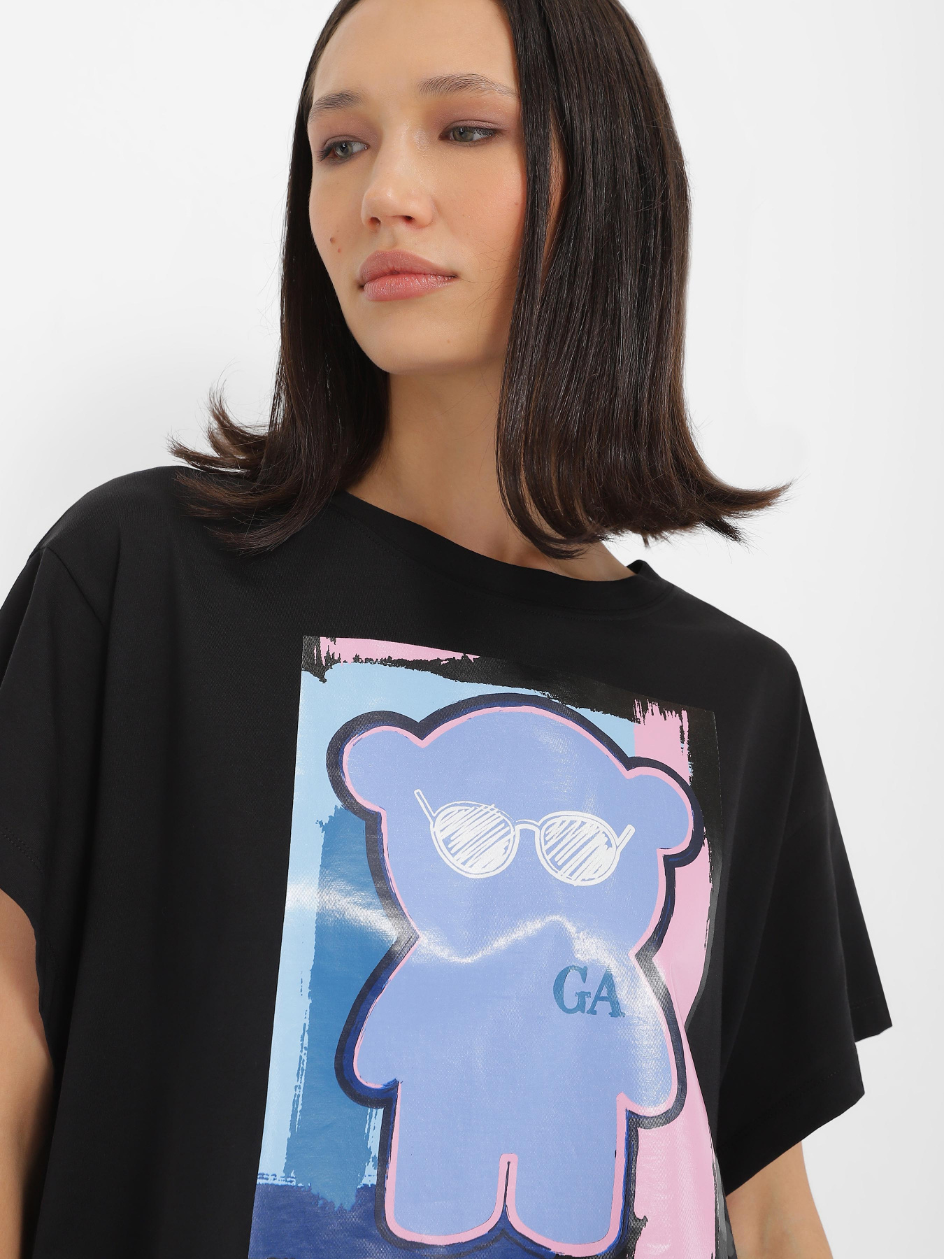 Футболка Emporio Armani MANGA BEAR модель 3R2T8F-2JQ4Z-0999 Фото